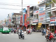 二大市場がある目抜き通り、フンブオン通り